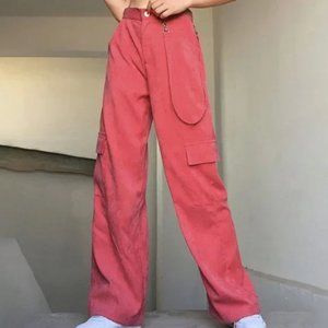 Pink Corduroy Pants